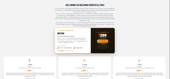 The Z1 programs and pricing page